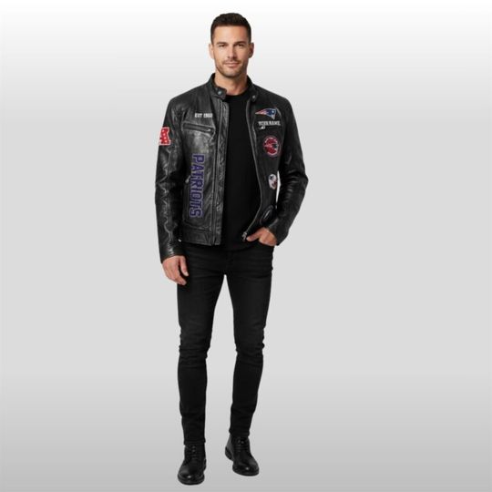 Personalized Harley Motor Racing Davidson Leather Jacket