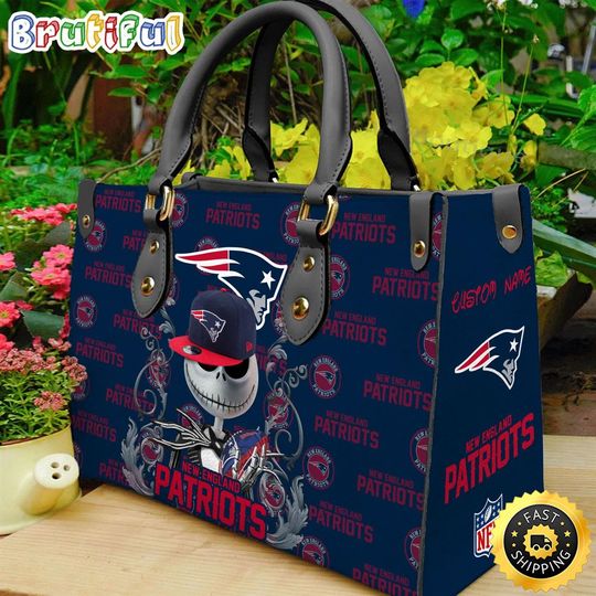 Discover New England Patriots Player Drawstring Leather Bag football