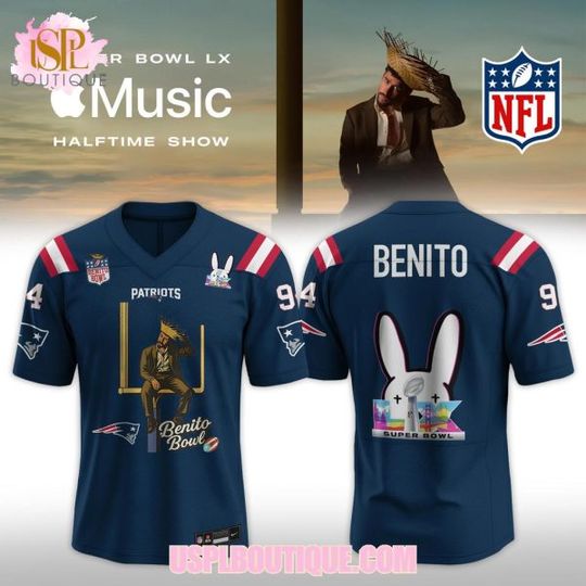 New England Patriotss x Bad Bunny Super B.owl LX 2026 Jersey