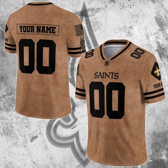 New Orleans Saints Personalized V-neck Football Jersey Sport Gifts For Fan