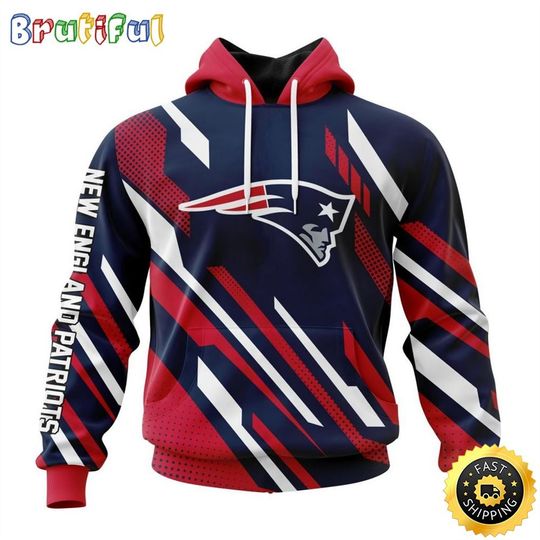 New England Patriots football Special MotoCross Concept Hoodie