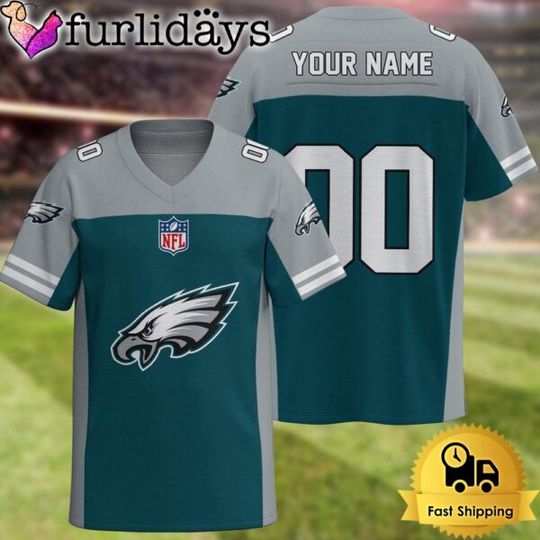Discover Philadelphia Eagless New Logo 2025 Custom Football Jersey