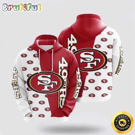 San Francisco 49ers 3D Hoodie