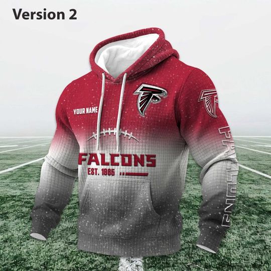 Personalized Falcons EST 1965 Football Waffle Hoodie