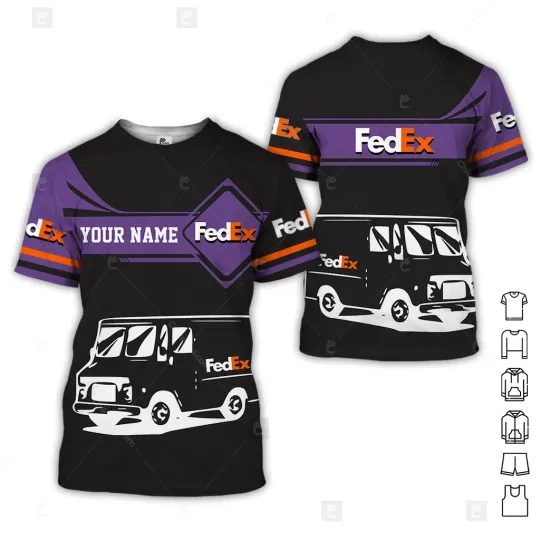 Personalized Name Fedex 3D Shirt
