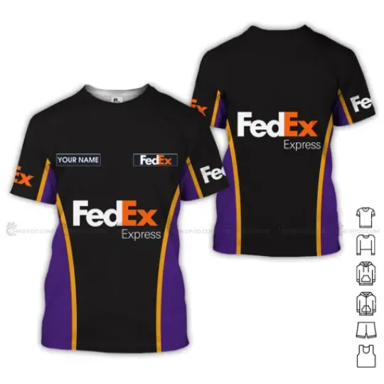 Personalized Name Fedex 3D Shirt