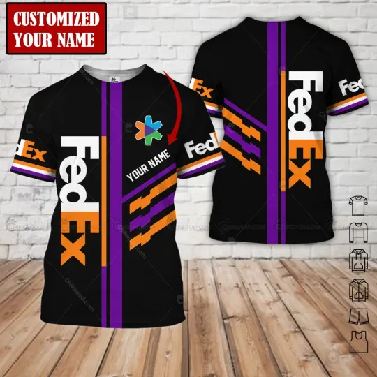Personalized Name Fedex 3D Shirt