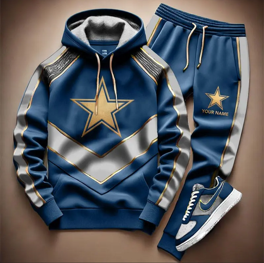 Discover Personalized football Dallas Cowboys Combo Hoodie Long Pants Gift For Fan