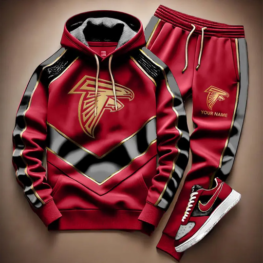 Discover Personalized football Atlanta Falcons Combo Hoodie Long Pants Gift For Fan