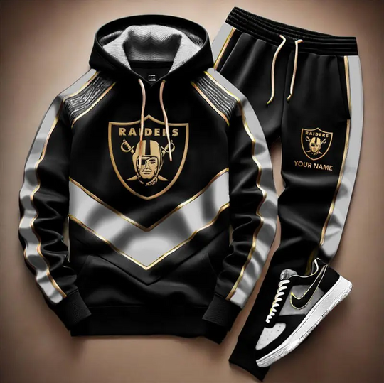 Personalized football Las Vegas Raiders Combo Hoodie Long Pants Gift For Fan