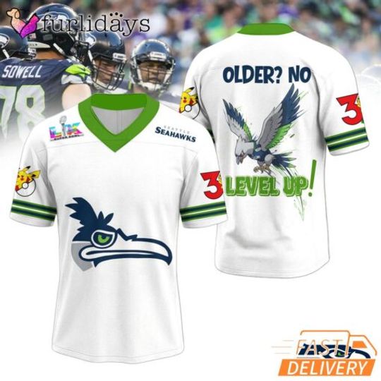 Discover Seattle Seahawkss Super B.owl LX 30th Anniversary Football Jersey