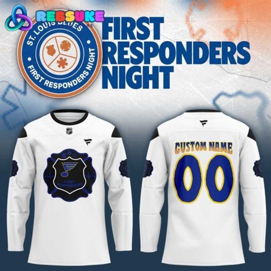 St. Louis Blues x First Responders Night 2026 Hockey Jersey