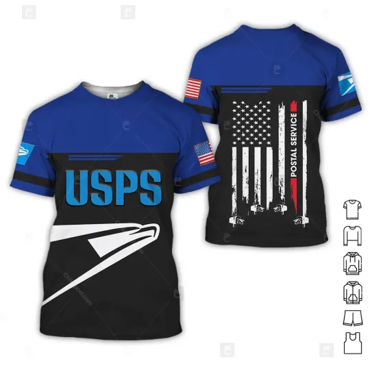 Postal Worker 3D Shirt