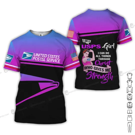 Discover Postal Service 3D Shirt