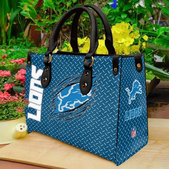 Detroit Lions Leather HandBag