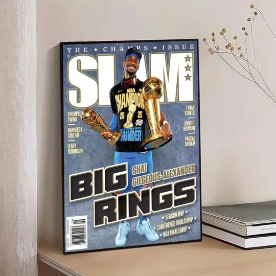 Discover SLAM 257 Shai Gilgeous-Alexander Magazine Poster