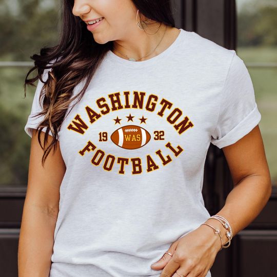 Discover Retro Washington Football Shirt, Commander Football Game Day Shirt, Football Fan Gift, Washington Football Tailgating Shirt