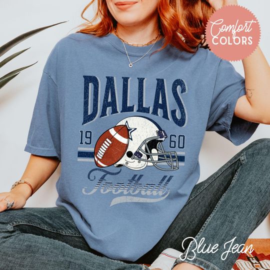 Discover Vintage Dallas Football Shirt, Dallas Game Day Shirt, Cowboy Football Shirt, Cowboy Fan Gift