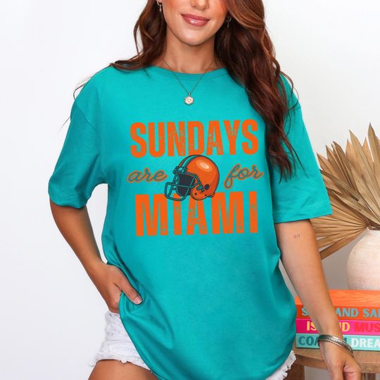 Discover Miami Football Varsity Collegiate T-Shirt, Dolphin Football Game Day Tee, Vintage Football Fan Gift, Game Day Tee
