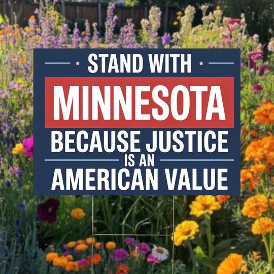 Discover Stand With Minnesota Yard Sign | Stand With Minneapolis Yard Sign
