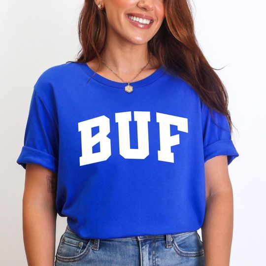 Discover Retro Buffalo Football Shirt, Collegiate Preppy Buffalo Football Tailgate Tee, Game Day Tee, Football Fan Gift, Sunday Football