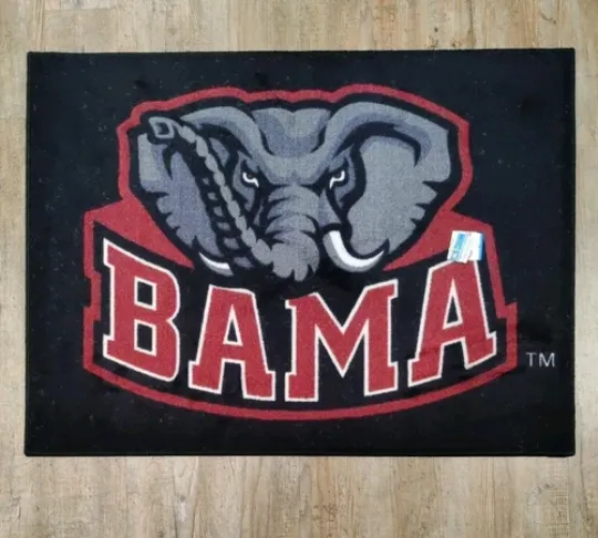 Discover Albm Crimson Tide Big Al 33x43 All-Star Area DoorMat