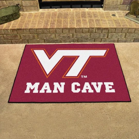 Discover Virginia Tech Hokies 33"x43" Man Cave All-Star Area Rug Mat