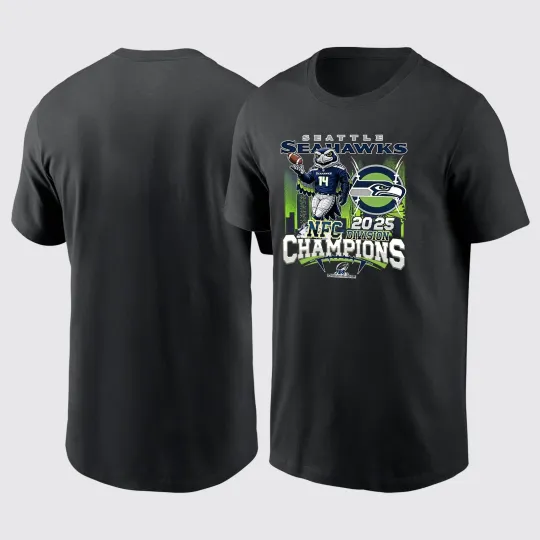 Mascot Seattle Seahawks NFC Champions T-Shirt
