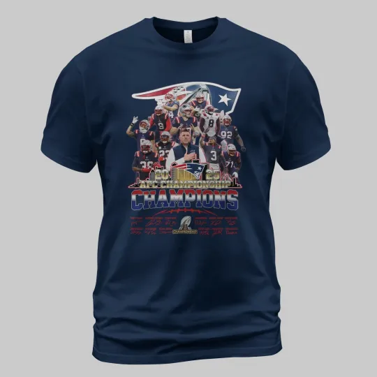 New England Patriots AFC Championship Signature T-Shirt