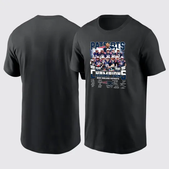 Discover AFC Champions Division New England Patriots T-Shirt