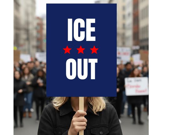 Discover ICE OUT Protest Sign  Abolish ICE Printable Poster - Fuck Ice Protest Sign - Political Rally Sign - Anti-Ice, Anti-Fascists