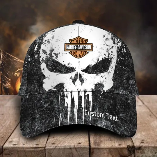 Discover Personalized Harley Motor Davidsonn Racing Classic Cap Gift For Husband Dad