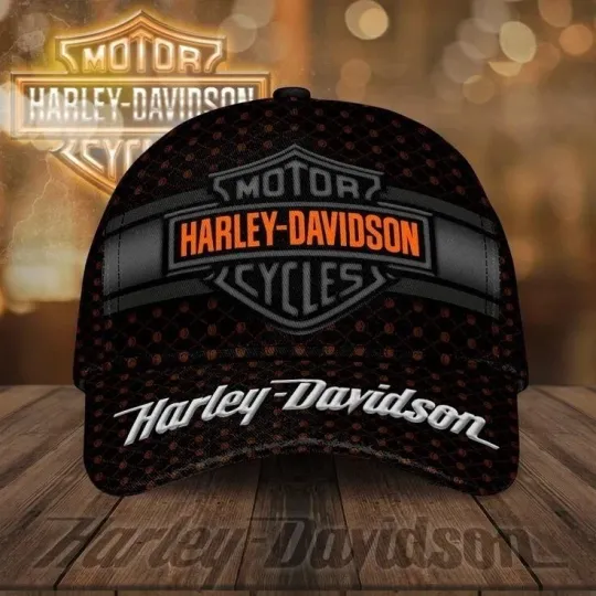 Discover Personalized Harley Motor Davidsonn Racing Classic Cap Gift For Husband Dad