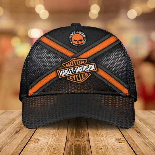 Discover Personalized Harley Motor Davidsonn Racing Classic Cap Gift For Husband Dad