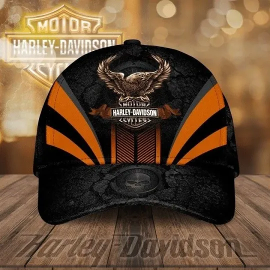 Discover Personalized Harley Motor Davidsonn Racing Classic Cap Gift For Husband Dad