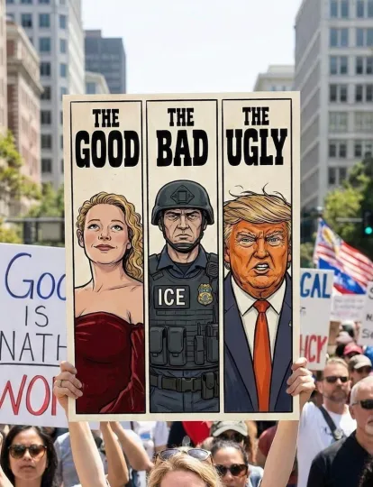 Discover Abolish ICE Protest Poster, Justice For Renee Nicole Good Protest Poster