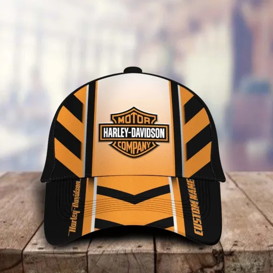 Discover Personalized Harley Motor Davidsonn Racing Classic Cap Gift For Husband Dad