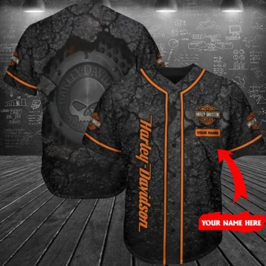 Discover Personalized Harrley Racing Davidso'n 3D Jersey, Unisex Adults S-5XL