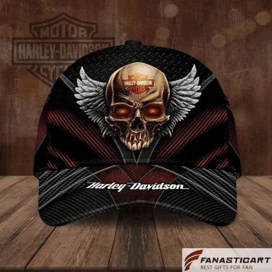 Discover Harley Motor Davidsonn Racing Classic Cap Gift For Husband Dad