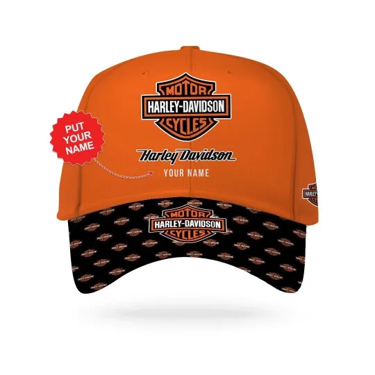 Discover Personalized Harley Motor Davidsonn Racing Classic Cap Gift For Husband Dad