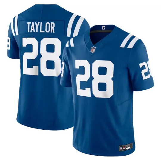 NWT Men's Colts #28 Jonathan Taylor Royal Jersey