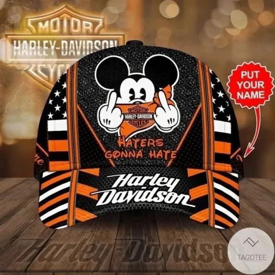 Discover Personalized Harley Motor Davidsonn Racing Classic Cap Gift For Husband Dad