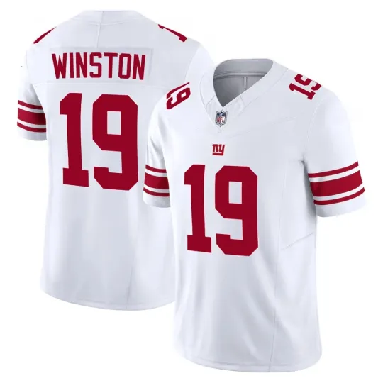 NWT Men's Giants #19 Jameis Winston White Jersey