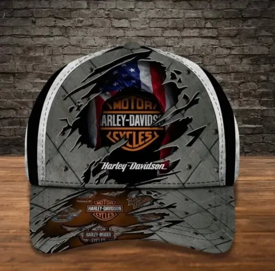 Discover Harley Motor Davidsonn Racing Classic Cap Gift For Husband Dad