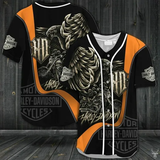 Discover Harrley Racing Davidso'n 3D Jersey, Unisex Adults S-5XL