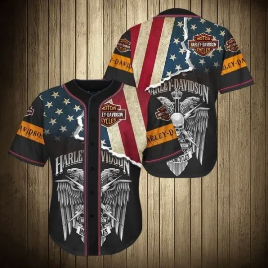 Discover Harrley Racing Davidso'n 3D Jersey, Unisex Adults S-5XL