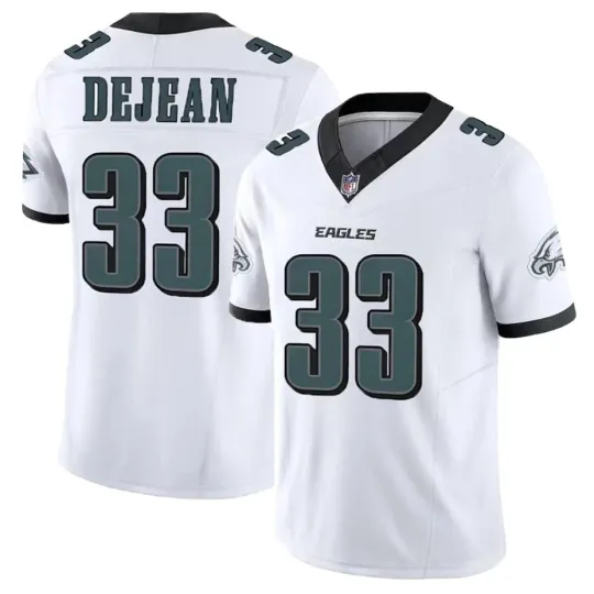 Discover NWT Men's/Youth Eagles #33 Cooper DeJean White All Stitched Game Player Jersey
