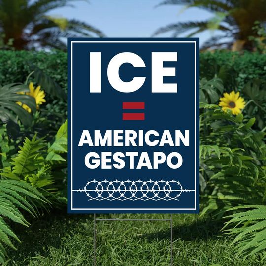 Discover Abolish ICE Protest Sign: Immigration Rights Art (Digital Download 18"x24")