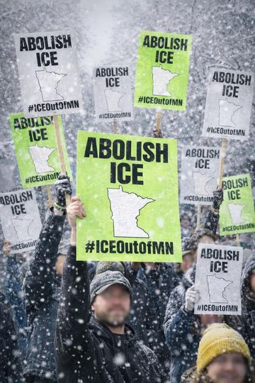 Discover Abolish ICE Protest Sign Minnesota | ICEOutOfMN Printable Poster | Immigration Protest Sign | Instant Download
