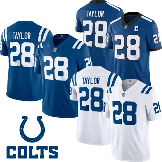 NWT Men's Colts #28 Jonathan Taylor Game Jersey